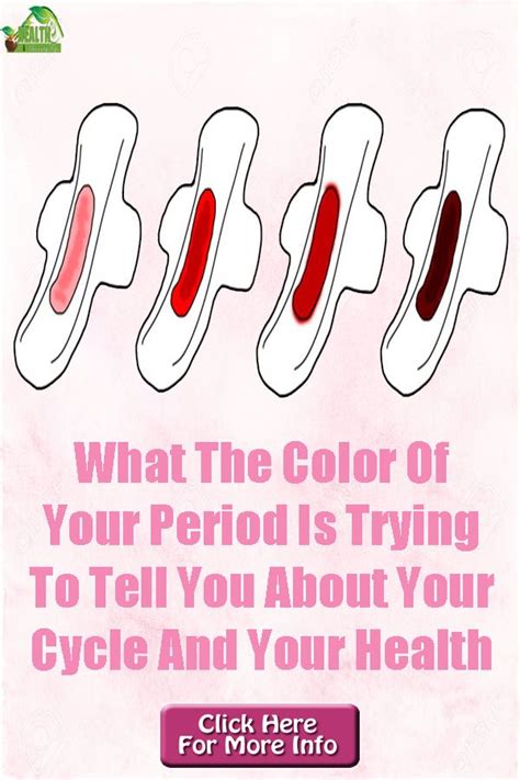 What The Color Of Your Period Is Trying To Tell You About Your Cycle