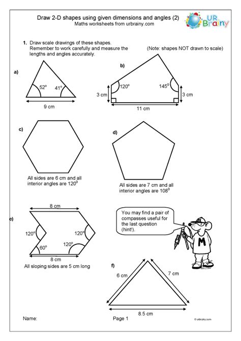 Measuring And Drawing Angles Worksheets