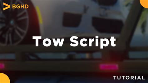 Tow Script Fivem Resource Youtube