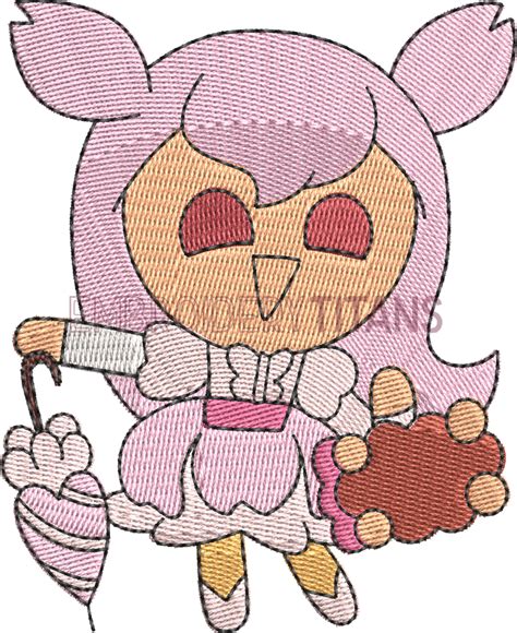 Cherry Blossom Cookie Cookie Run Kingdom Free Machine Embroidery Design