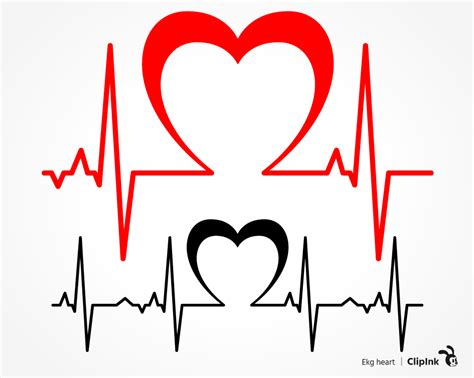 Ecg Clipart Heartbeat Png Heartbeat Cricut Files Svg Dxf Heartbeat Svg