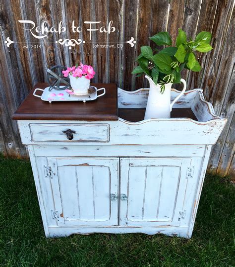 Vintage Dry Sink Done By Rehab To Fab Rustic Outdoor Furniture Dry