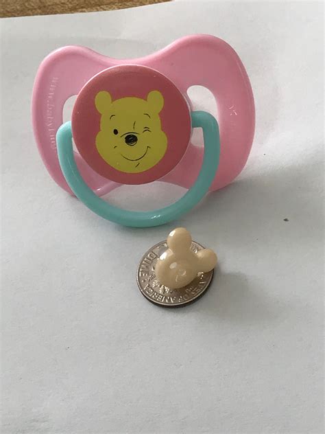Miniature Silicone Doll Pacifier Tiny Silicone Doll Pacifier Etsy
