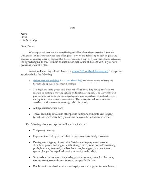 Relocation Agreement Letter Sample - How to draft a Relocation Agreement Letter Sample? Download ...