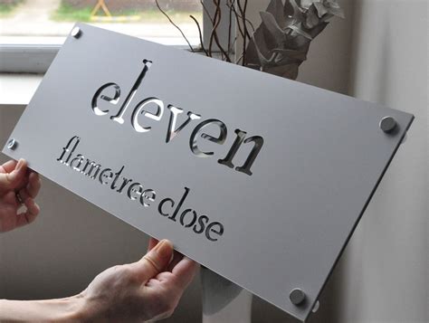 Custom Made Laser Cut House Signs Numbers And Plaques Etsy