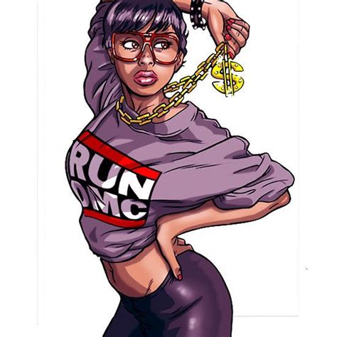 Hip Hop Illustration Hip Hop Art Black Girl Art