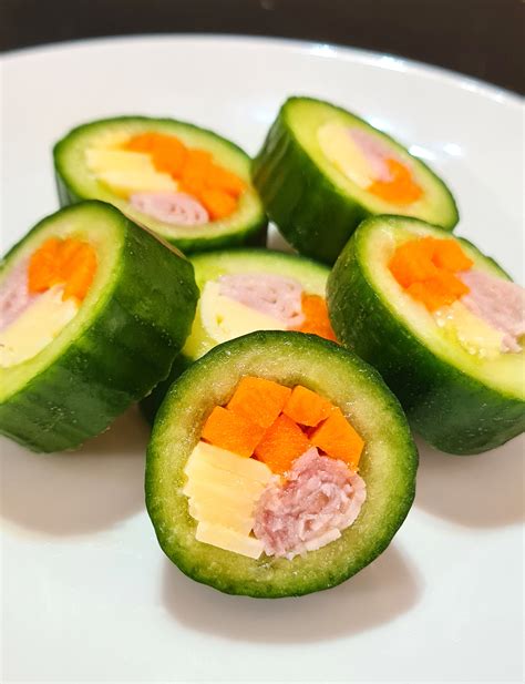 Cucumber Sushi Mummy Is Cooking