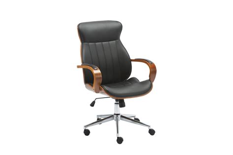 0046068 Drax Bentwood Office Chair Black 