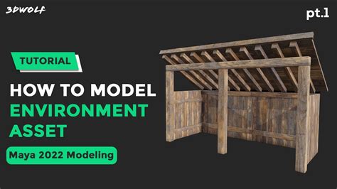 3d Environment Asset Modeling And Texturing Tutorial In Autodesk Maya 2022 Part 1 Youtube