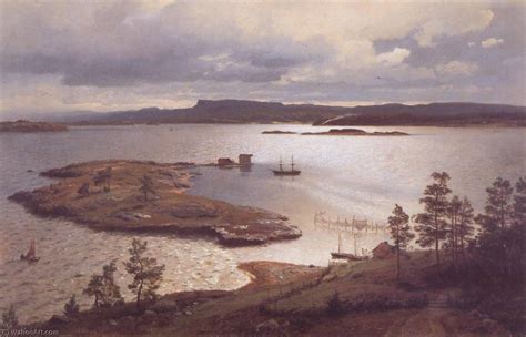 Museum Kunstreproduktionen Norweger Sandviksfjorden 1879 Von Hans