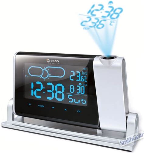 This projection alarm clock illuminates the time onto your ceiling for a futuristic feel. projection clock - projects time onto the ceiling ...