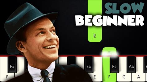 Fly Me To The Moon Frank Sinatra Slow Beginner Piano Tutorial Sheet Music By Betacustic
