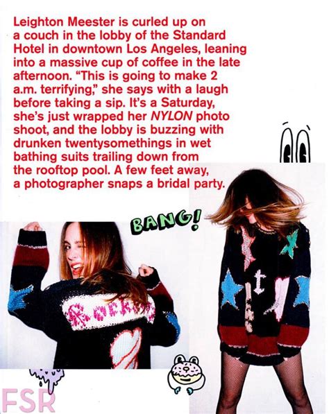 Leighton Meester Nylon Magazine Us November 2014 Issue Celebmafia