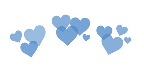 Blue Hearts Corazones Heart Sticker By Yamiledpedroza
