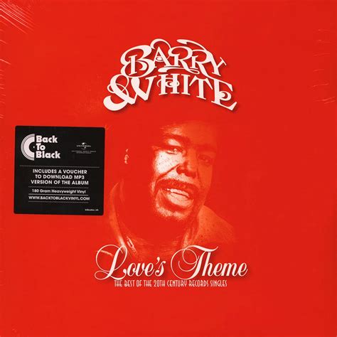 Barry White Loves Theme Best Of The 20th Century Singles Vinyl