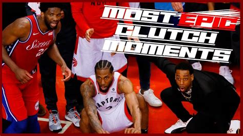 Nba Most Epic Clutch Moments In Playoffs History Youtube