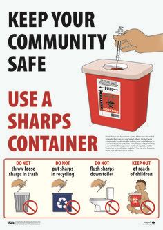 Never break or shear needles 3. 1000+ images about Safe Sharps Disposal on Pinterest | Be smart, Garbage containers and Label for