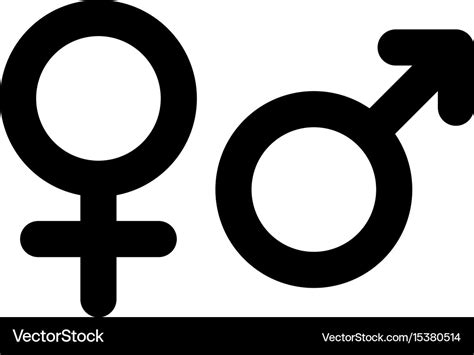 male and female gender symbols