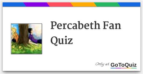 Percabeth Fan Quiz