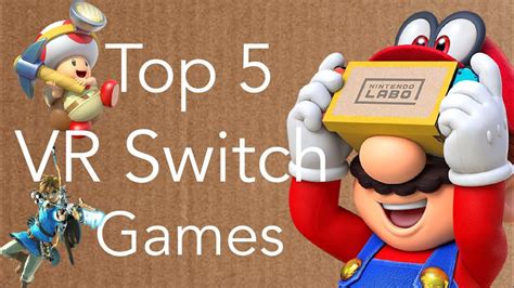 Top 5 VR Nintendo Switch Games - YouTube
