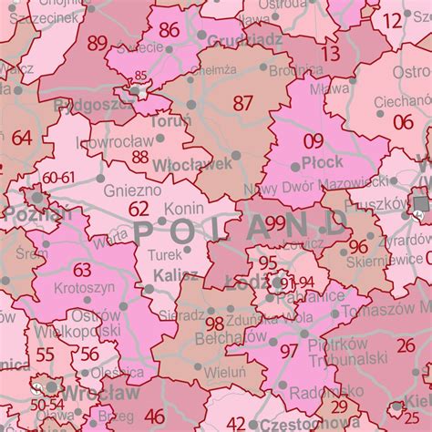 Europe Postcode Imap Map By Xyz Maps Avenza Maps Avenza Maps