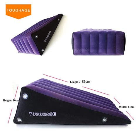 Toughage Inflatable Sex Pillow Positions Multifunctional Triangle Wedge