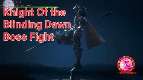 Knight Of The Blinding Dawn Boss Fight Final Fantasy 16 Youtube