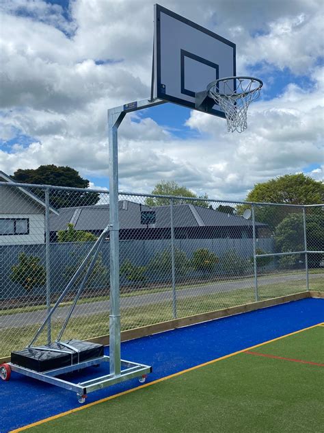 Freestanding Fixed Height Basketball System Mayfield Sports For