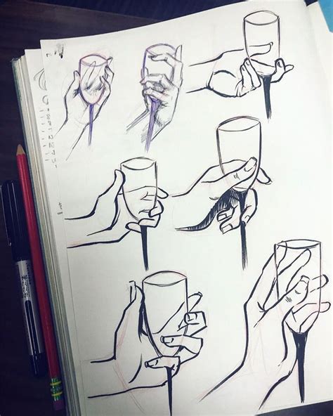 100 Drawings Of Hands Quick Sketches And Hand Studies Hand Drawing