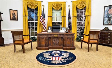 Oval Office Desk Background