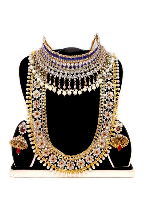 Biye Bazaar Gold Plated Full Necklace Set