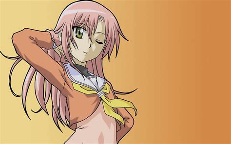 Ilustración De Personaje De Anime Femenino Parpadeante Hayate No Gotoku Katsura Fondo De