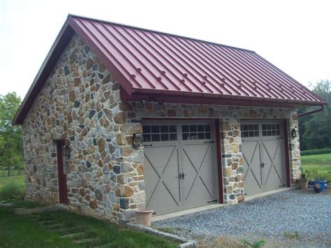 Multi Color Stone Garage Eagle Building Solutions Dream House Porch