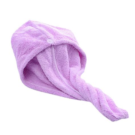Microfiber Hair Drying Towel Turban Twist For Long Hair Wrap Towels
