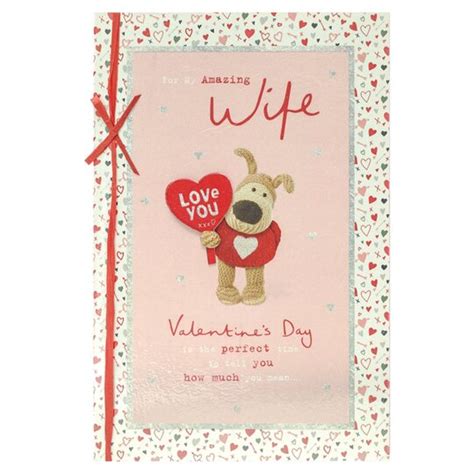 boofle wife valentine s day greeting card tesco groceries