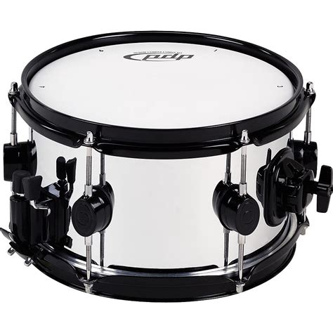 Pdp By Dw 805 Chrome Over Steel Snare Drum Black Hardware 6 X 10