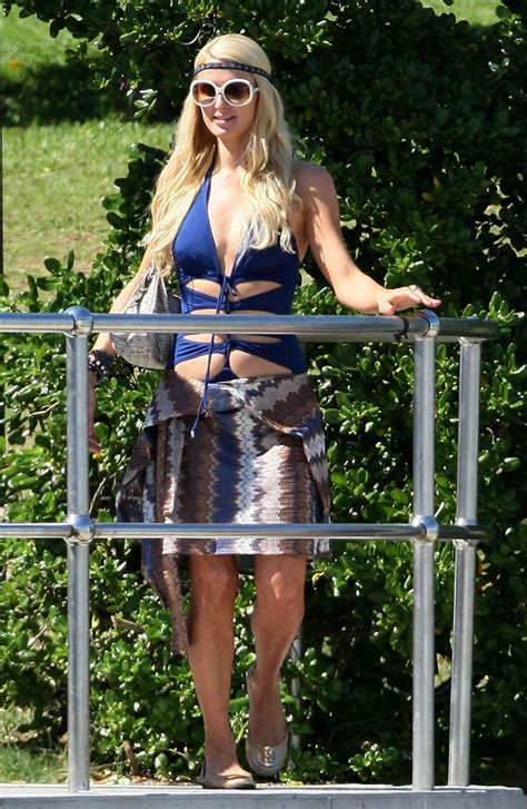 Paris Hilton In Bathing Suit At Bondi Beach In Sydney Gotceleb