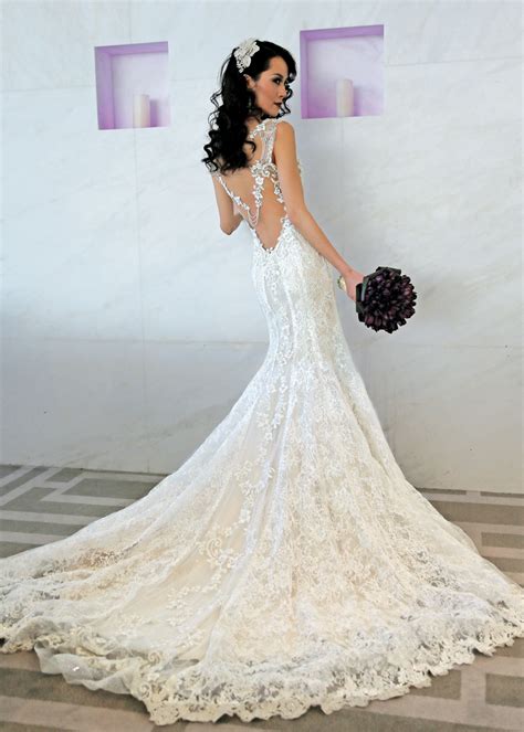 Check out our designer wedding dress selection for the very best in unique or custom, handmade pieces from our dresses shops. Bridal Wedding Gowns New York, New Jersey - Back Designs