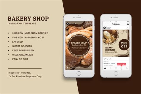 Bakery Instagram Stories And Post Graphic By Formatikastd · Creative