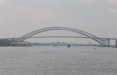Bayonne Bridge Between Staten Island Bayonne New Jersey