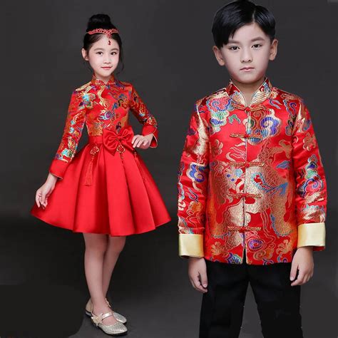 Kid China Dress Of The Tang Dynasty Chinese Traditional Garments