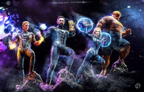 Ultra Tendencias Este Fan Art De Fantastic Four Es Realmente Genial