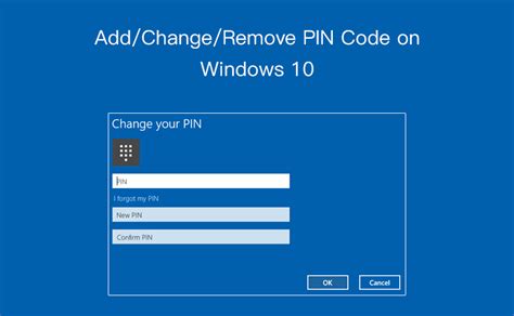Tips To Addchangeremove Pin Code On Windows 10