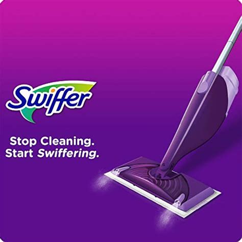 Swiffer Wetjet Hardwood Floor Spray Mop Cleaner Starter Kit Includes 1