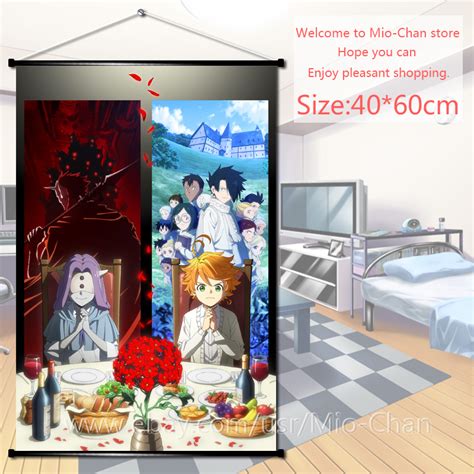 Anime Wall Scroll Poster Yakusoku No Neverland Promised Neverland 2nd