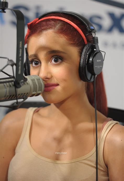 Grande Visits Siriusxmstudio In New York July 18 Ariana Grande