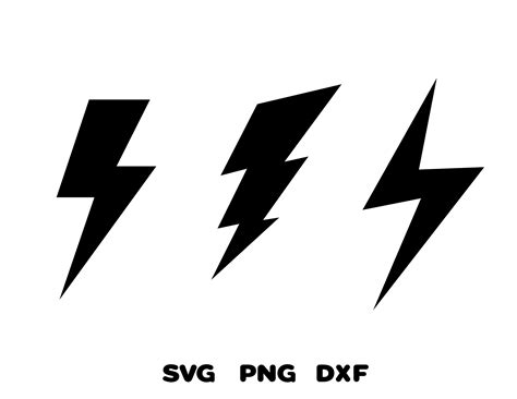 Lightning Bolt Svg Lightning Bolt Cut File Cricut Svg Png Etsy