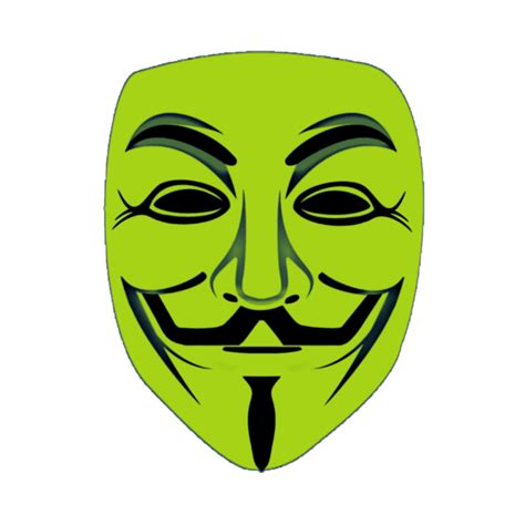 Mask Green Black Hacker Purge Sticker By X64palmsx
