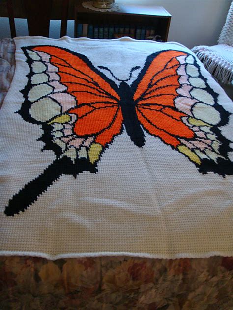 Ravelry Butterfly Afghan Pattern By Bonita Bray
