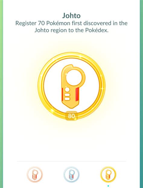 Gold johto medal ripple in time. All the normal Gold medals - a small outlook from a player in Japan : TheSilphRoad